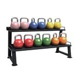 105029 - AFW Rack 2 Bandejas Kettlebells con ket Competition SS